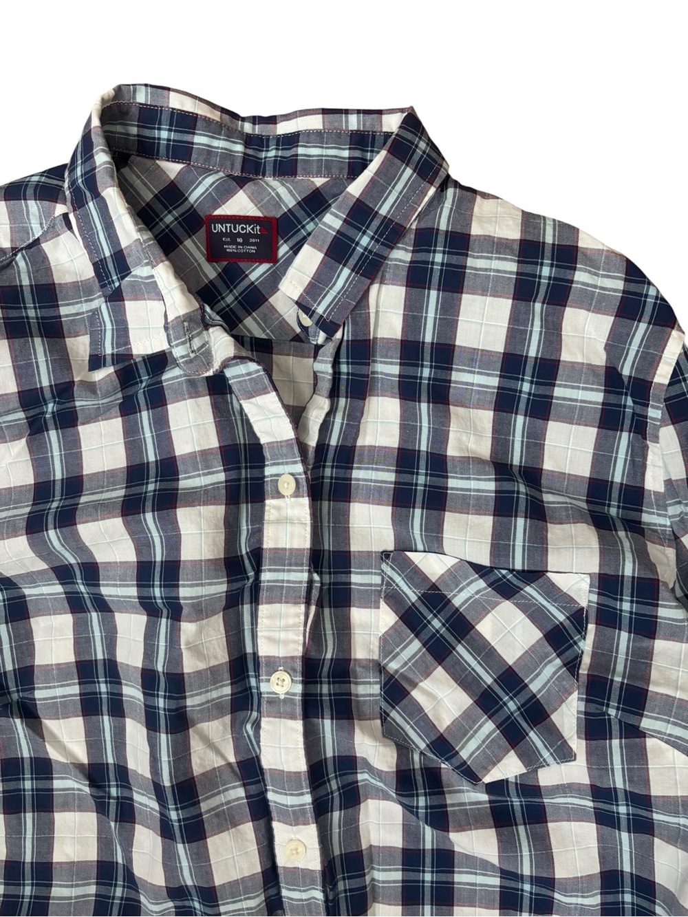 UNTUCKit -Bellezza Button Down Shirt - Size 10 - Excellent Condition